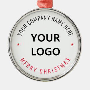 Adorno Metálico Logotipo de personalizado Fiesta de Navidades de s
