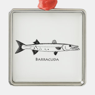 Adorno Metálico Logotipo del gran Barracuda