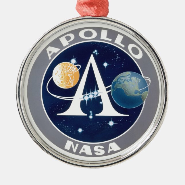 Adorno Metálico Logotipo del programa Apollo (Frente)