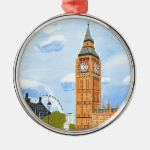 Adorno Metálico London Big Ben
