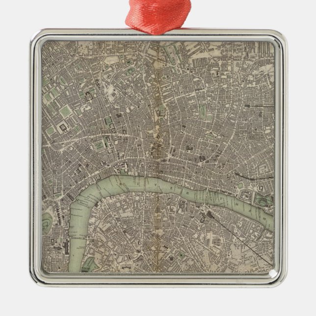 Adorno Metálico Londres 1843 (Frente)