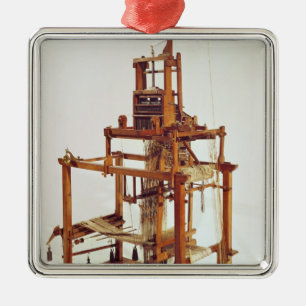 Adorno Metálico Loom diseñado por Joseph Marie Jacquard