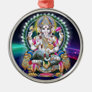 ADORNO METÁLICO LORD GANESH HINDU DIOS