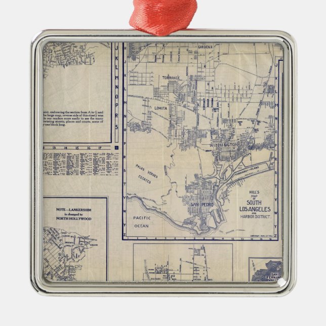 Adorno Metálico Los Ángeles, California (Frente)