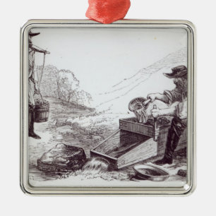 Adorno Metálico Los buscadores de oro australianos