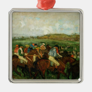 Adorno Metálico Los caballeros de Edgar Degas el   compiten con,