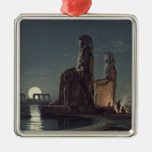 Adorno Metálico Los colosos de Memnon, Thebes, uno de 24 illustrat