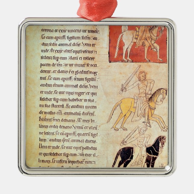 Adorno Metálico Los cuatro jinetes de la apocalipsis (Frente)