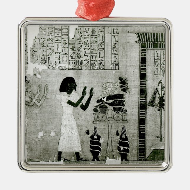 Adorno Metálico Los difuntos acompañados por su hermana (Frente)