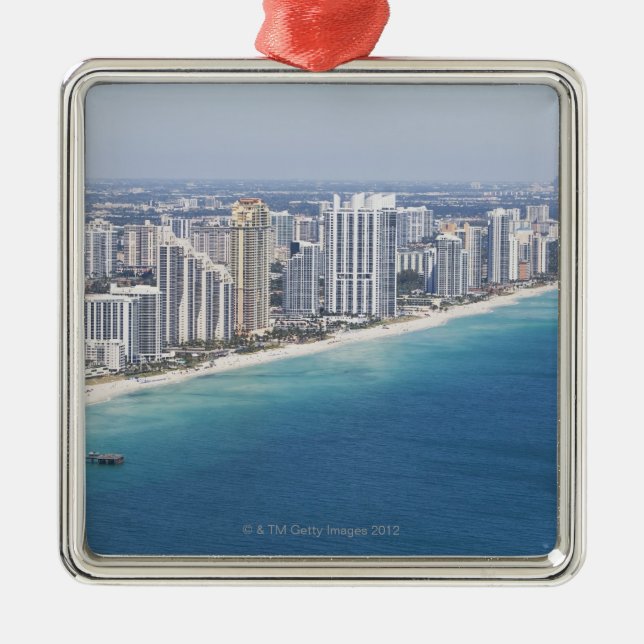 Adorno Metálico Los E.E.U.U., la Florida, Miami, paisaje urbano (Frente)