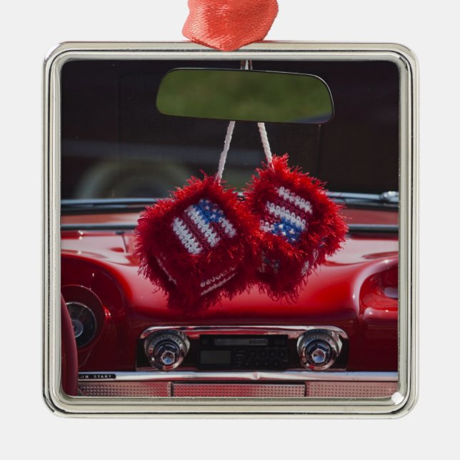 Adorno Metálico Los E.E.U.U., Massachusetts, Gloucester. Dados (Frente)