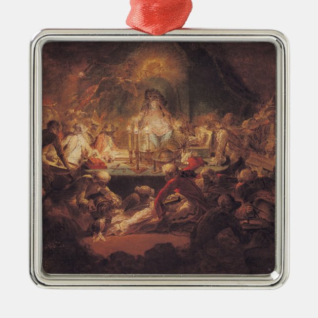 Adorno Metálico Los Freemasons del mono (Frente)