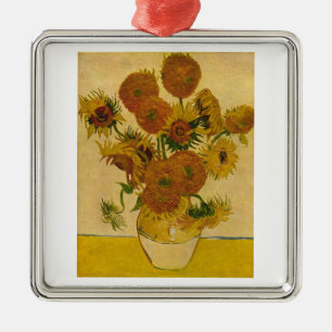 Adorno Metálico Los girasoles de Vincent van Gogh, 1878