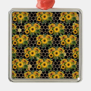 Adorno Metálico Los girasoles se vuelven naturalmente hacia la luz