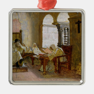 Adorno Metálico Los hombres de la oficina santa