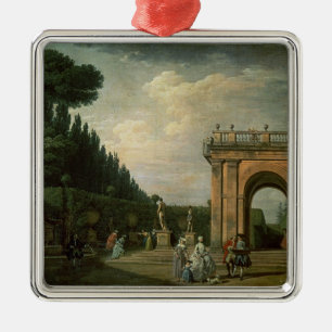 Adorno Metálico Los jardines del chalet Ludovisi, Roma, 1749