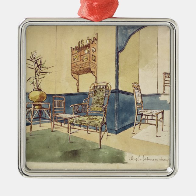 Adorno Metálico Los muebles Anglo del estilo japonés diseñan por (Frente)
