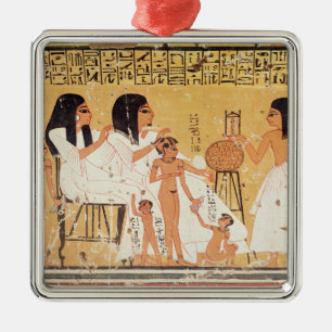 Adorno Metálico Los muertos, su familia y sus criados