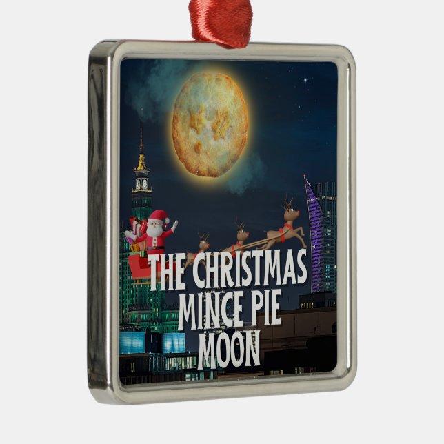 Adorno Metálico Los Navidades Mince Pie Moon (Derecha)