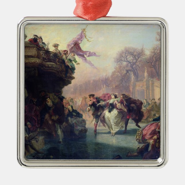 Adorno Metálico Los patinadores (Frente)