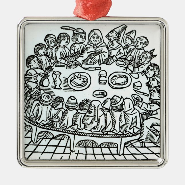 Adorno Metálico Los peregrinos de Cantorbery (Frente)