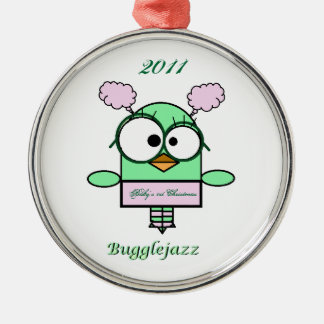Adorno Metálico Los primeros Navidades de Bugglejazz Baby 2011