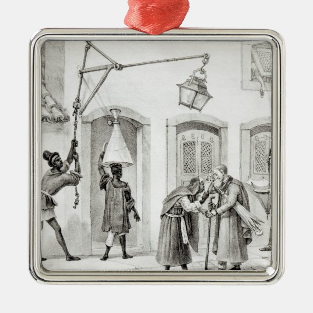 Adorno Metálico Los primeros trabajos de la mañana (Frente)