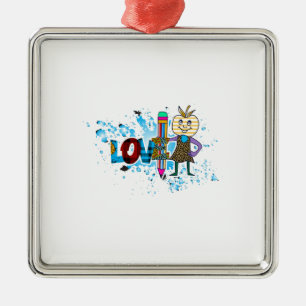 Adorno Metálico Los profesores aman la enseñanza