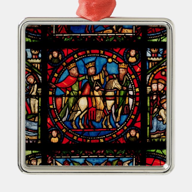 Adorno Metálico Los tres magos (Frente)