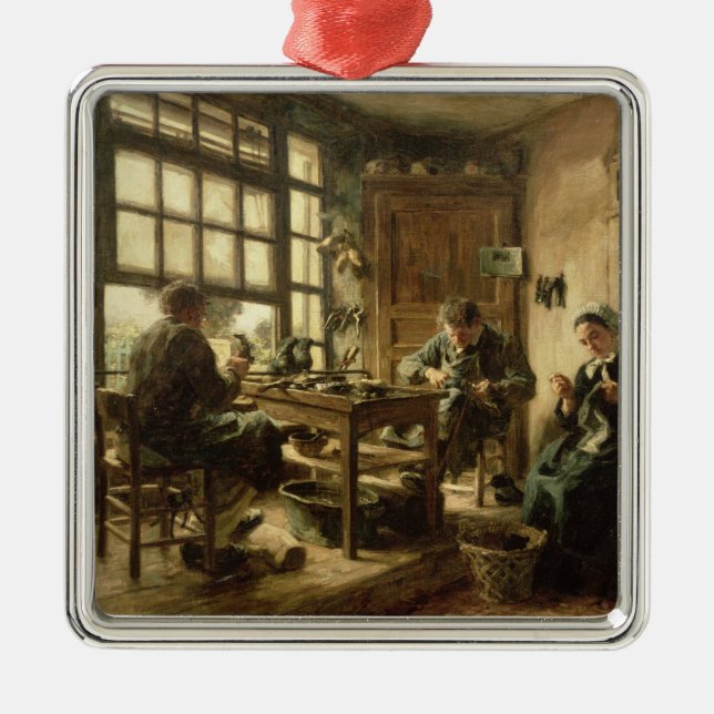 Adorno Metálico Los zapateros, 1880 (Frente)