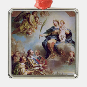 Adorno Metálico Louis XIII que dedica la iglesia