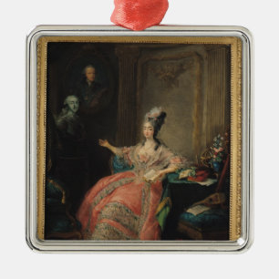 Adorno Metálico Louise Marie Josephine de la col rizada