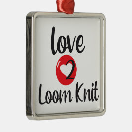 Adorno Metálico Love 2 Loom Knit