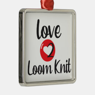 Adorno Metálico Love 2 Loom Knit