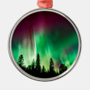 Adorno Metálico Luces boreales de Aurora