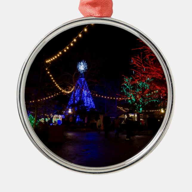 Adorno Metálico Luces de navidad a montones (Frente)