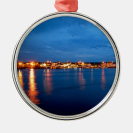 Adorno Metálico Luces En El Agua