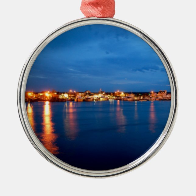 Adorno Metálico Luces En El Agua (Frente)