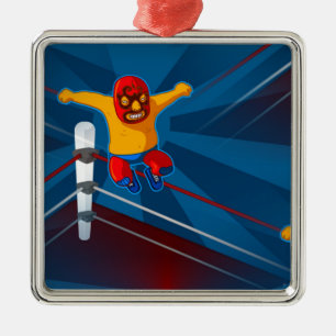 Adorno Metálico luchador