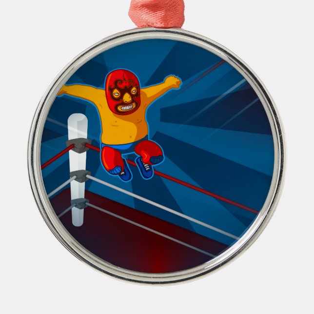 Adorno Metálico luchador (Frente)