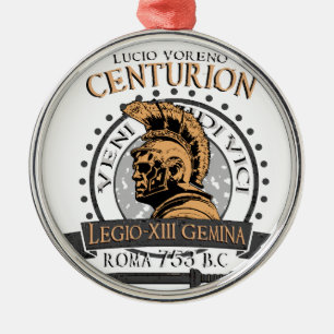 Adorno Metálico Lucius Voreno, un famoso Centurión Romano