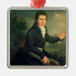 Adorno Metálico Ludvig van Beethoven , 1804
