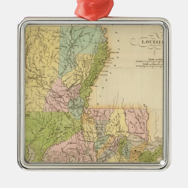 Adorno Metálico Luisiana los E.E.U.U. (Frente)