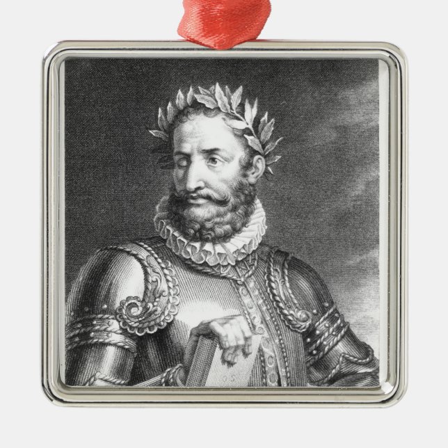 Adorno Metálico Luiz Vaz de Camoes grabado por B. Rogelio (Frente)