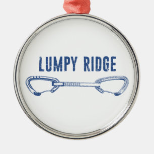 Adorno Metálico Lumpy Ridge escalada en roca Quickdraw