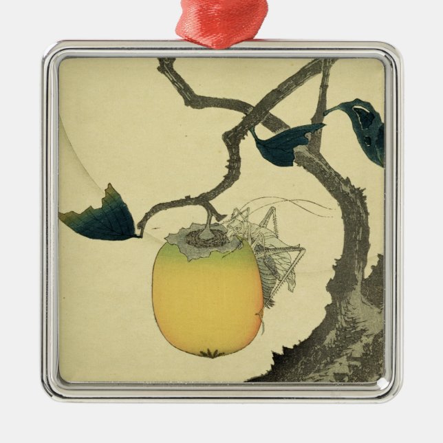 Adorno Metálico Luna, caqui y saltamontes, 1807 (Frente)