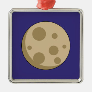 Adorno Metálico Luna llena