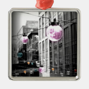 Adorno Metálico Luz de calle Arte Urbano