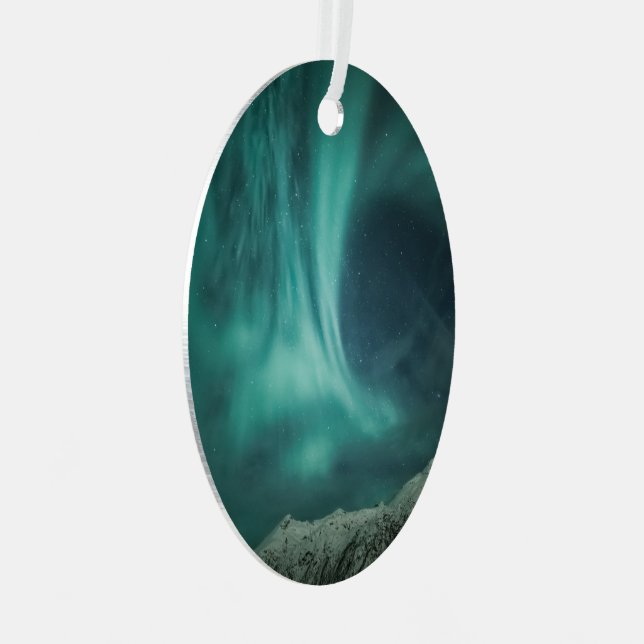 Adorno Metálico Luz del Norte Noruega (Anverso Decho)