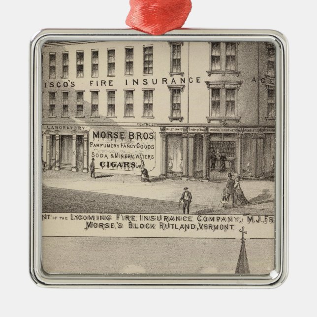 Adorno Metálico Lycoming Fire Insurance Company (Frente)